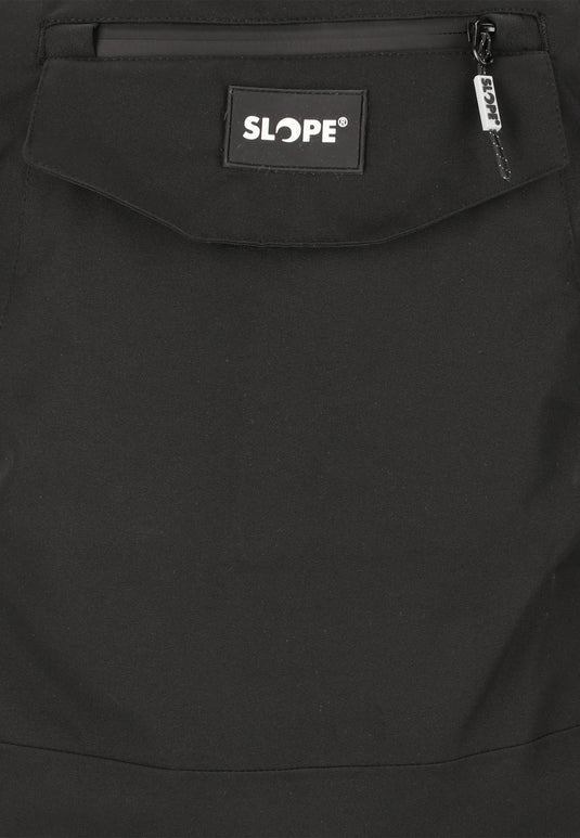 Slope Women's Kenwood Bib Snow Pants W-Pro 15000 Black SL243299-1001