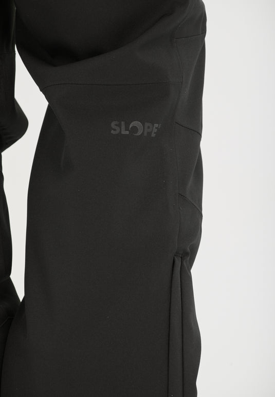 Slope Women's Kenwood Bib Snow Pants W-Pro 15000 Black SL243299-1001