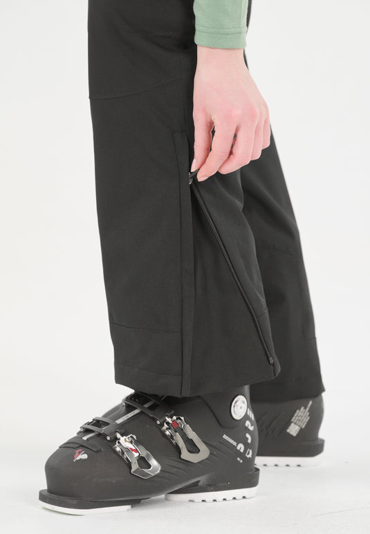 Slope Women's Kenwood Bib Snow Pants W-Pro 15000 Black SL243299-1001