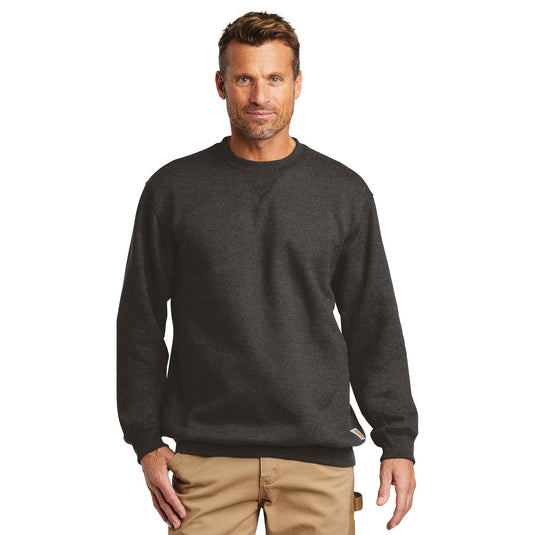 Carhartt Men's Loose Fit Midweight Crewneck Sweatshirt Carbon Heather K124-026