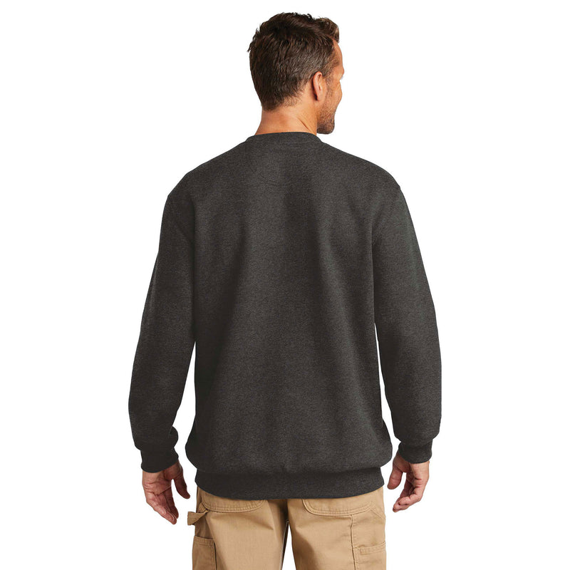 Load image into Gallery viewer, Carhartt Men's Loose Fit Midweight Crewneck Sweatshirt Carbon Heather K124-026
