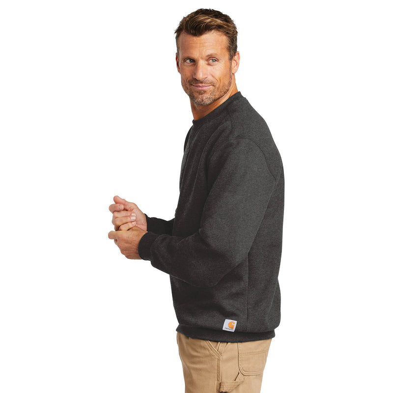 Load image into Gallery viewer, Carhartt Men's Loose Fit Midweight Crewneck Sweatshirt Carbon Heather K124-026
