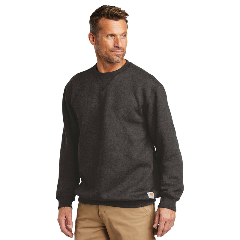 Load image into Gallery viewer, Carhartt Men's Loose Fit Midweight Crewneck Sweatshirt Carbon Heather K124-026
