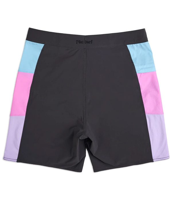 Load image into Gallery viewer, T&amp;C Men's Split 18,5" Boardshorts Swimwear Washed Black TM4BO-0402
