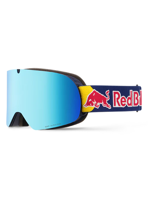 Red Bull Unisex Spect Soar Blue Snow Goggles Smoke/Ice Blue Mirror SOAR-11BL3