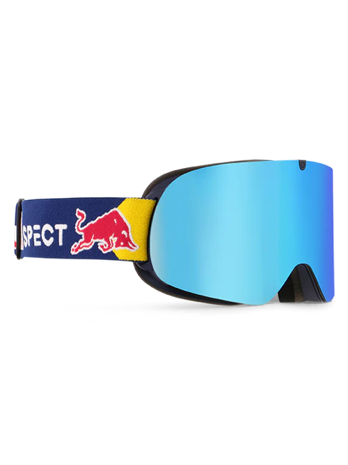 Red Bull Unisex Spect Soar Blue Snow Goggles Smoke/Ice Blue Mirror SOAR-11BL3