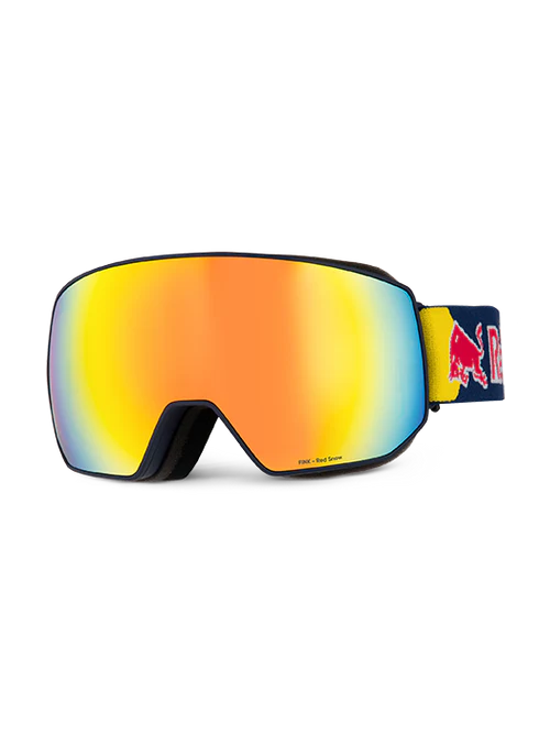 Load image into Gallery viewer, Red Bull Unisex Spect Fink Blue Snow Goggles Orange/Red Mirror FINK-01RE2
