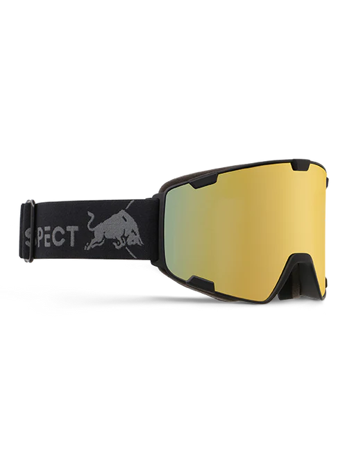 Red Bull Unisex Spect Park Black Snow Goggles Smoke/Yellow Mirror PARK-18YE2
