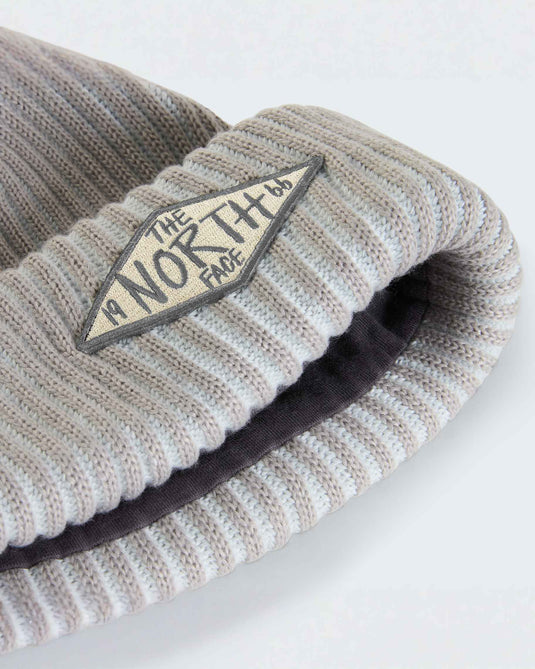 The North Face Unisex Salty Lined Special Edition Beanie Stone Slab-TNF 66 Patch NF0A8HMNWB6
