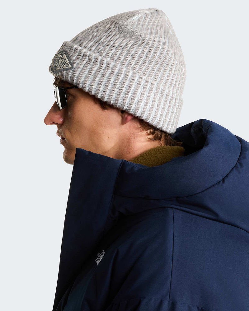 Load image into Gallery viewer, The North Face Unisex Salty Lined Special Edition Beanie Stone Slab-TNF 66 Patch NF0A8HMNWB6
