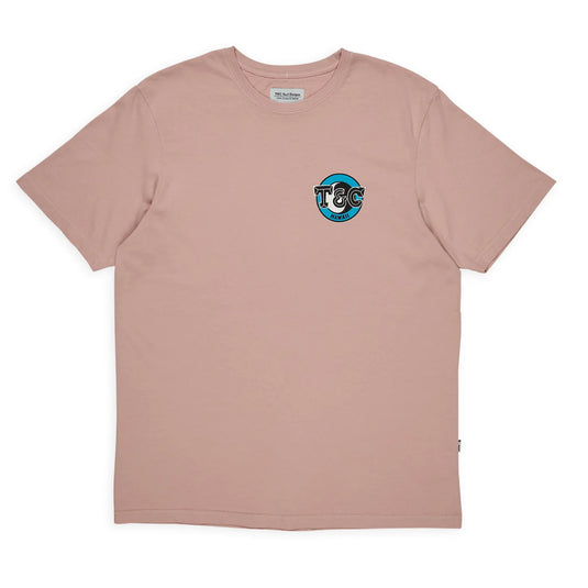 T&C Men's Jon Fink Skull T-Shirt Dawn Mauve TM6TS-1286
