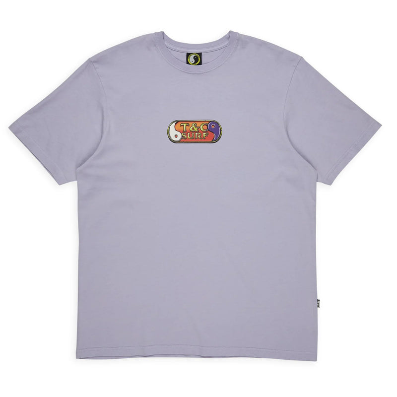 Load image into Gallery viewer, T&amp;C Men&#39;s 80&#39;s Short Sleeve T-Shirt Washed Lavender TM6TS-0682
