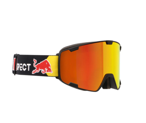 Red Bull Unisex Spect Park Black Snow Goggles Orange/Red Mirror PARK-20RE2