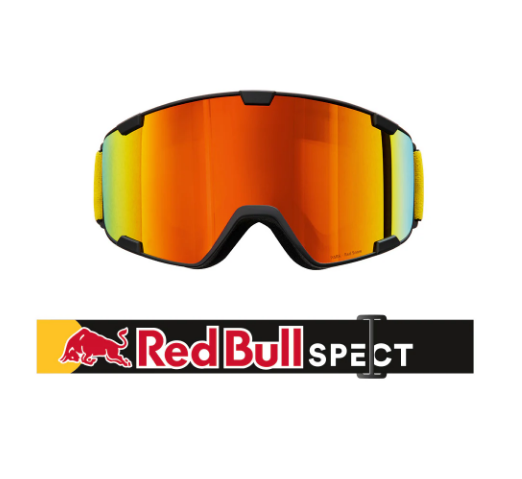 Red Bull Unisex Spect Park Black Snow Goggles Orange/Red Mirror PARK-20RE2