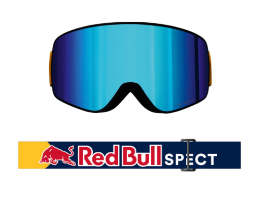 Red Bull Unisex Spect Rush Blue Snow Goggles Smoke/Blue Mirror RUSH-14BL3