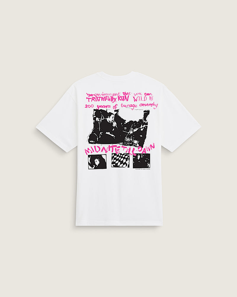Load image into Gallery viewer, Vans Men's Sex Pistols Run Wild on the Green T-Shirt  White VN00134PWHT
