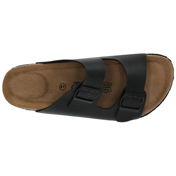 Load image into Gallery viewer, Cruz Unisex Shawnee Cork Sandal Black CR141586-1001
