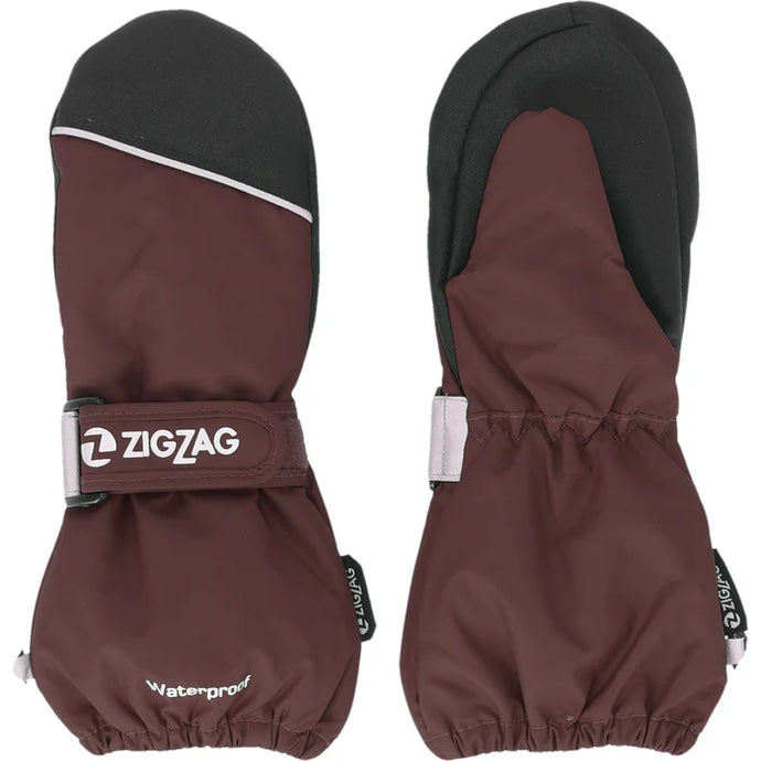 Zig Zag Kid's Shildon Mittens (4-14 Years) Huckleberry Z143033-4261