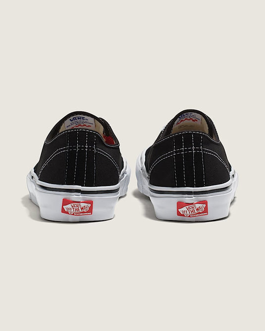 Vans Men's Skate Authentic Shoes Black/White VN0A5FC8Y28