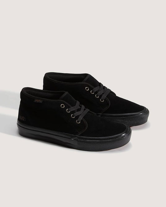 Vans Unisex Skate Chukka Shoes by Atiba Black/Black VN0A7SLZBKA