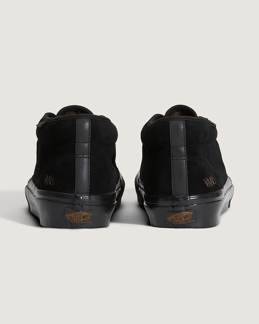 Vans Unisex Skate Chukka Shoes by Atiba Black/Black VN0A7SLZBKA