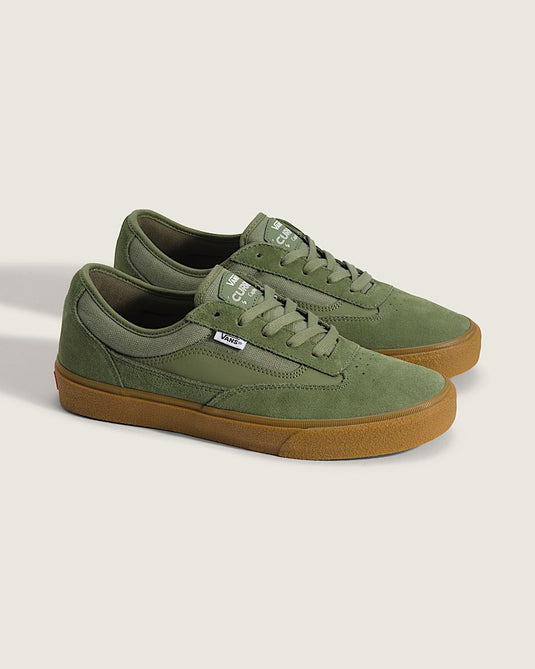 Vans Men's Skate Curren Caples Shoes Green/Gum VN000D8517P