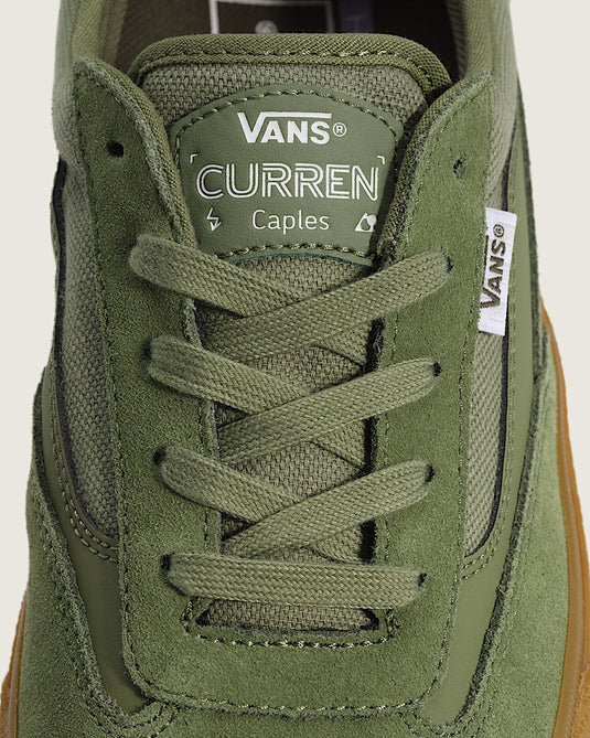 Vans Men's Skate Curren Caples Shoes Green/Gum VN000D8517P