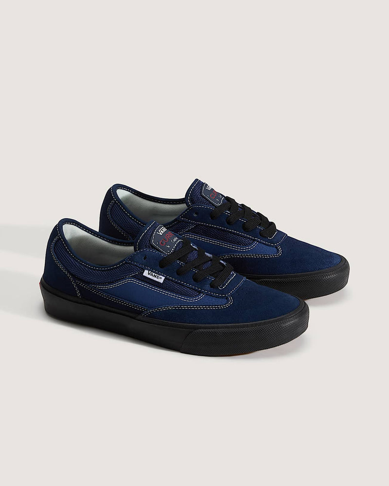 Load image into Gallery viewer, Vans Men's Skate Curren Caples Shoes Navy/Black VN000D85NGV
