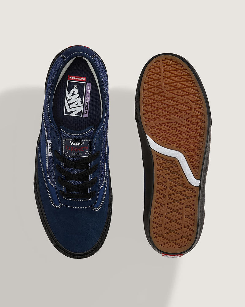 Load image into Gallery viewer, Vans Men's Skate Curren Caples Shoes Navy/Black VN000D85NGV
