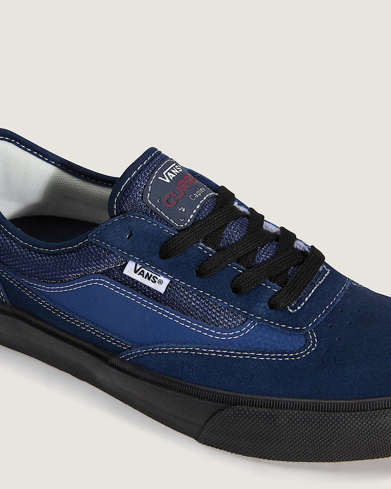 Load image into Gallery viewer, Vans Men's Skate Curren Caples Shoes Navy/Black VN000D85NGV
