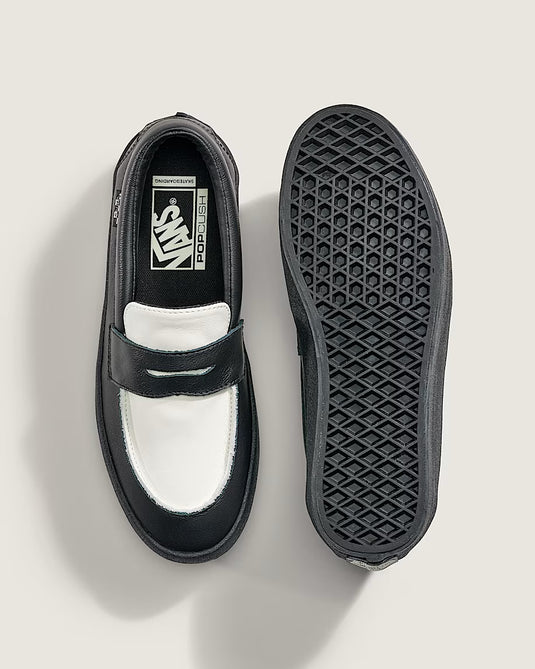 Vans Men's Skate Loafer Shoes Black/White VN000VA6Y28
