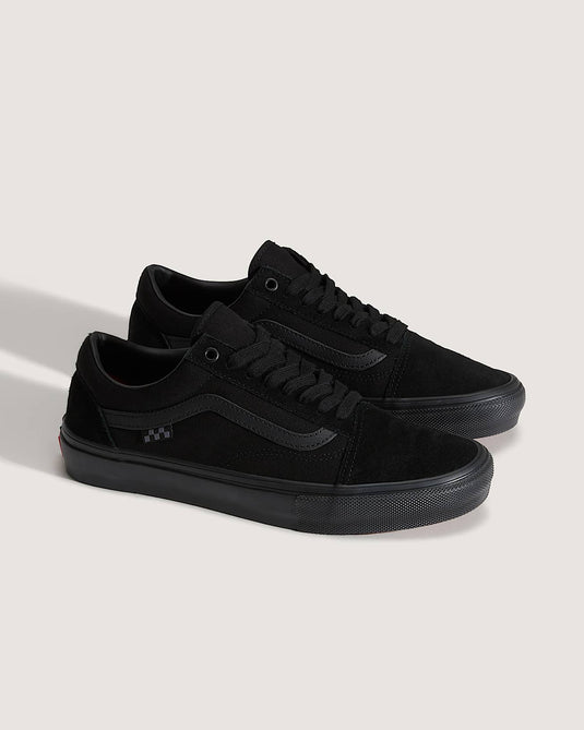 Vans Unisex Skate Old Skool Shoes Black/Black VN0A5FCBBKA