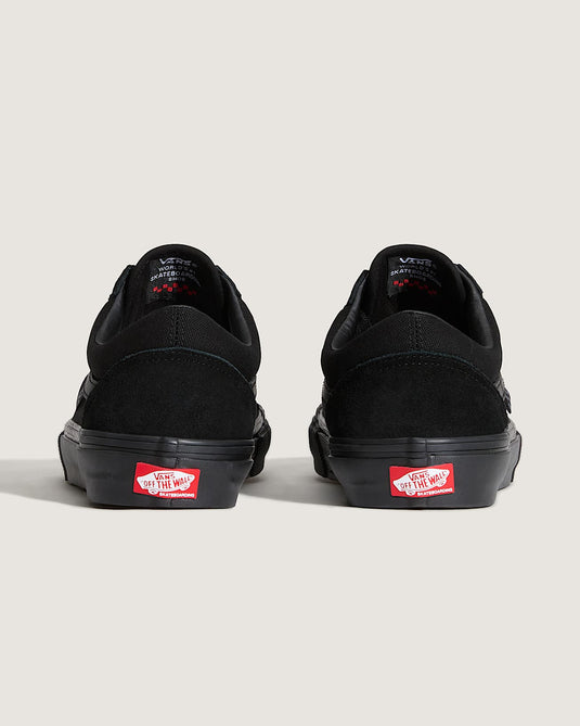 Vans Unisex Skate Old Skool Shoes Black/Black VN0A5FCBBKA