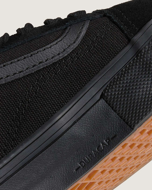 Vans Unisex Skate Old Skool Shoes Black/Black VN0A5FCBBKA
