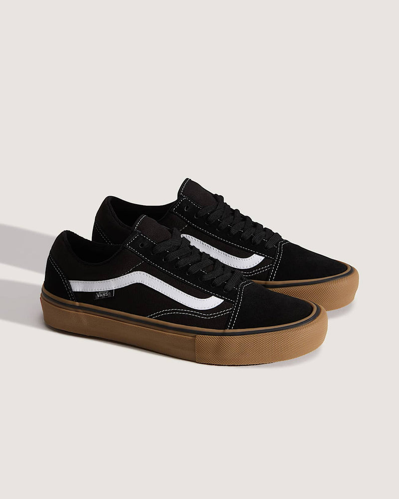 Load image into Gallery viewer, Vans Unisex Skate Old Skool Shoe Gum Black/White VN000EDNB9K
