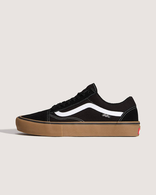 Vans Unisex Skate Old Skool Shoe Gum Black/White VN000EDNB9K