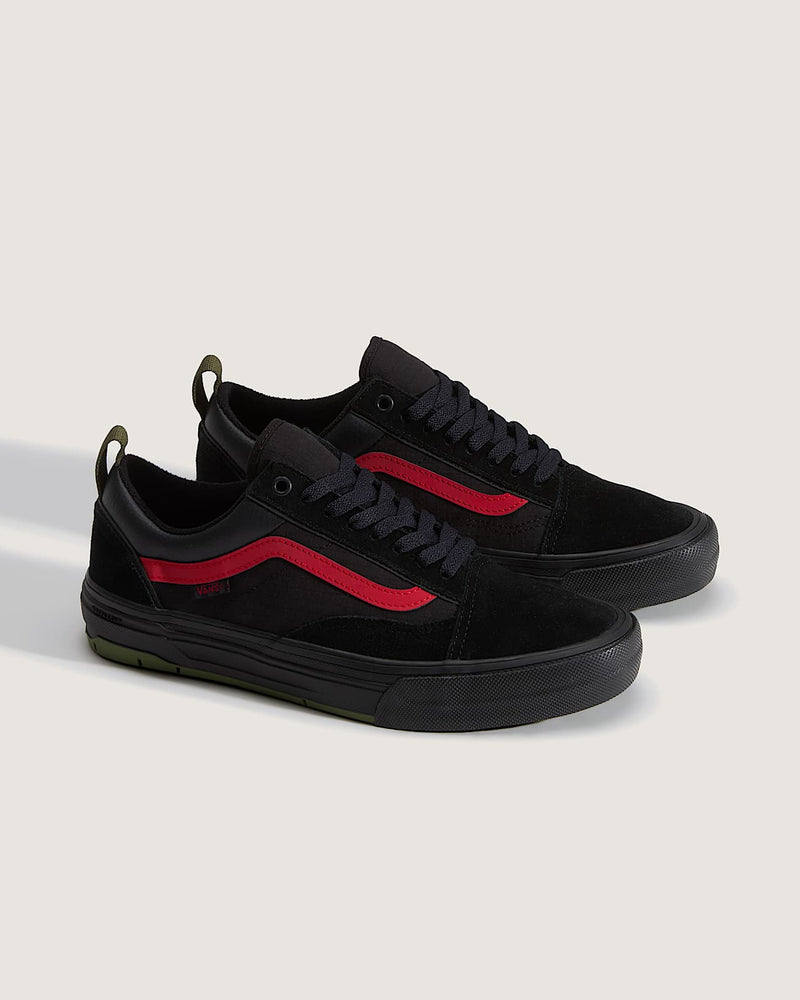 Load image into Gallery viewer, Vans Men's Skate Old Skool Wafflecup Shoes by Atiba Black/Green VN000EB7YJ7
