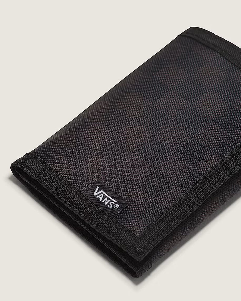 Load image into Gallery viewer, Vans Unisex Slipped Trifold Wallet Black/Charcoal Grey VN000C32BA5
