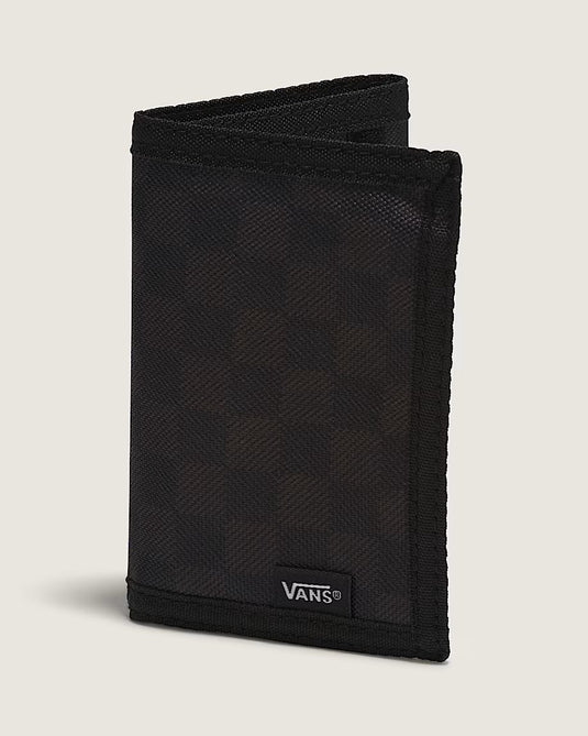 Vans Unisex Slipped Trifold Wallet Black/Charcoal Grey VN000C32BA5