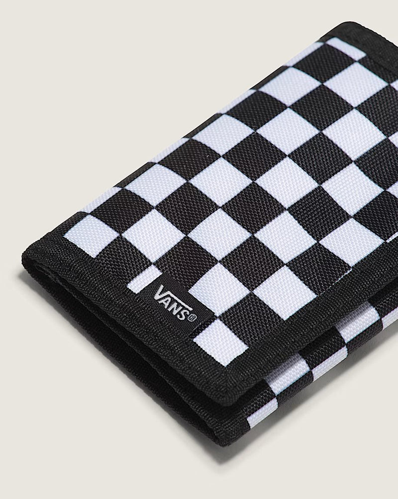 Load image into Gallery viewer, Vans Unisex Slipped Trifold Wallet Black/White Chess VN000C32HU0
