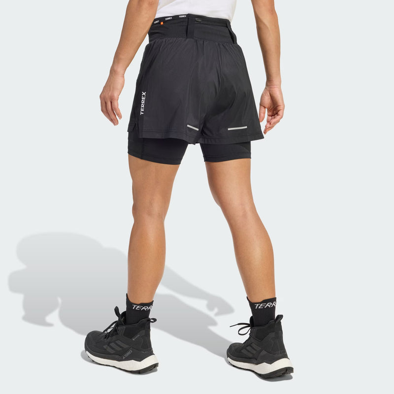 Load image into Gallery viewer, Adidas Terrex Women's Xploric 2 in 1 Shorts Black JY4183
