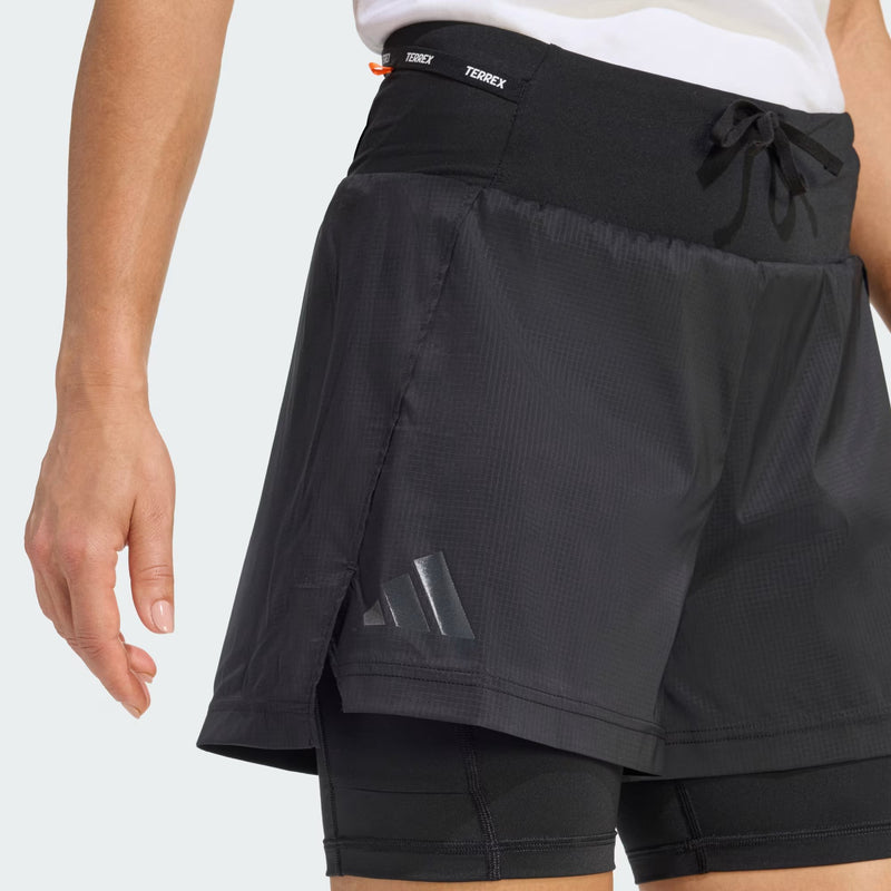 Load image into Gallery viewer, Adidas Terrex Women's Xploric 2 in 1 Shorts Black JY4183
