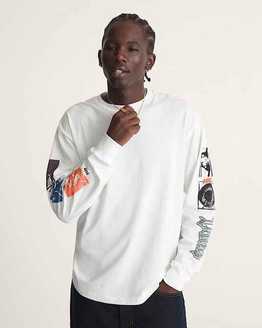 Vans Men's Stormcast Long Sleeve T-shirt Marshmallow VN000PSMFS8