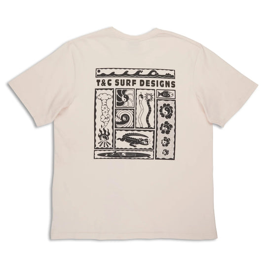 T&C Men's Kenny Camp Short Sleeve T-Shirt Used Pink TM6TS-0973