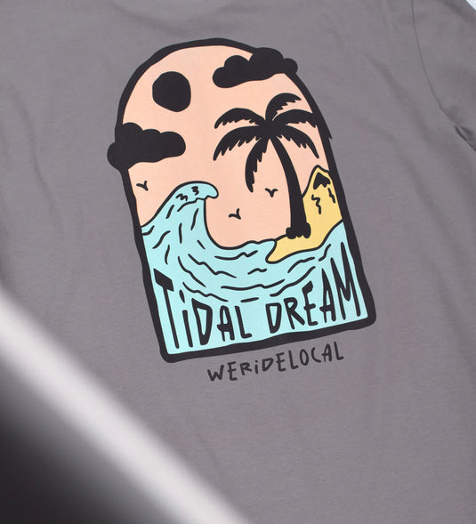 We Ride Local Men's Tidal Dream T-Shirt Graphite MTTDGT_SS26