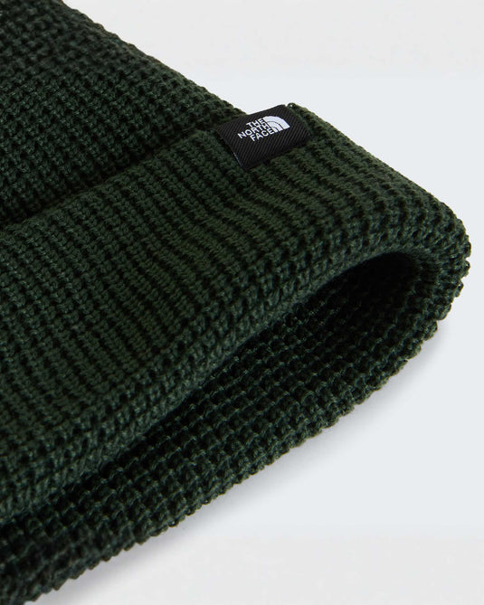 The North Face Unisex TNF Fisherman Beanie Bottle Green NF0A8HMPNLW