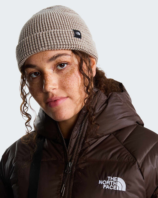 The North Face Unisex TNF Fisherman Beanie Timeless Taupe Multi NF0A8HMPY3T