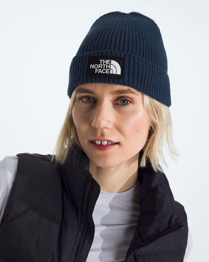 Load image into Gallery viewer, The North Face Unisex TNF Logo Cuffed Beanie Summit Navy NF0A8CHE8K2
