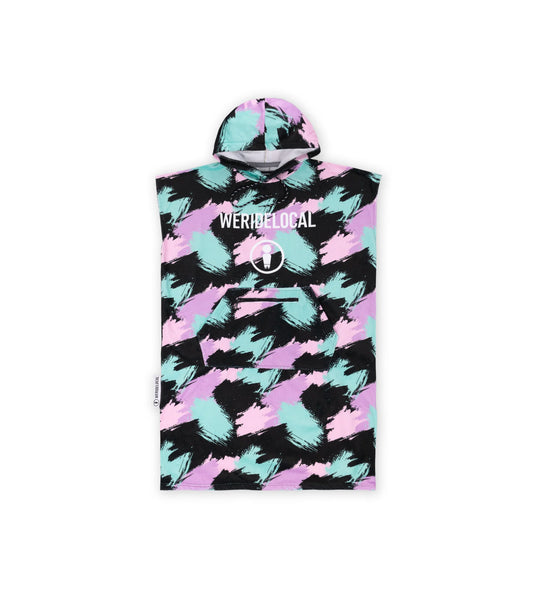 We Ride Local Unisex Tweak Poncho Beach Towel Multi PT_SS26