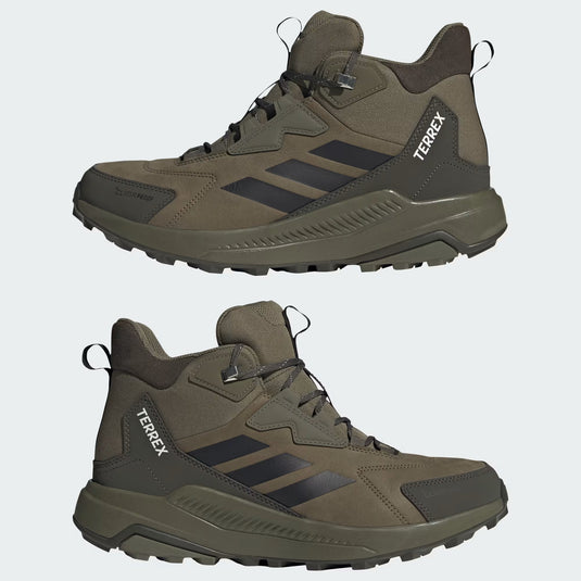 Adidas Terrex Men's Anylander Mid Lea Climaproof Shoes Olive Strata/Core Black/Shadow Olive KH8877